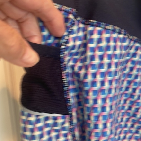 Athleta blue⭐️ pink and white shorts - Picture 2 of 7